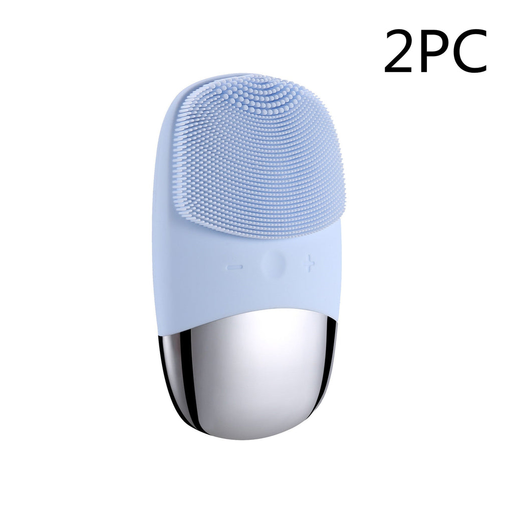 Mini Electric Silicone Face Cleansing Device (2 Pieces)