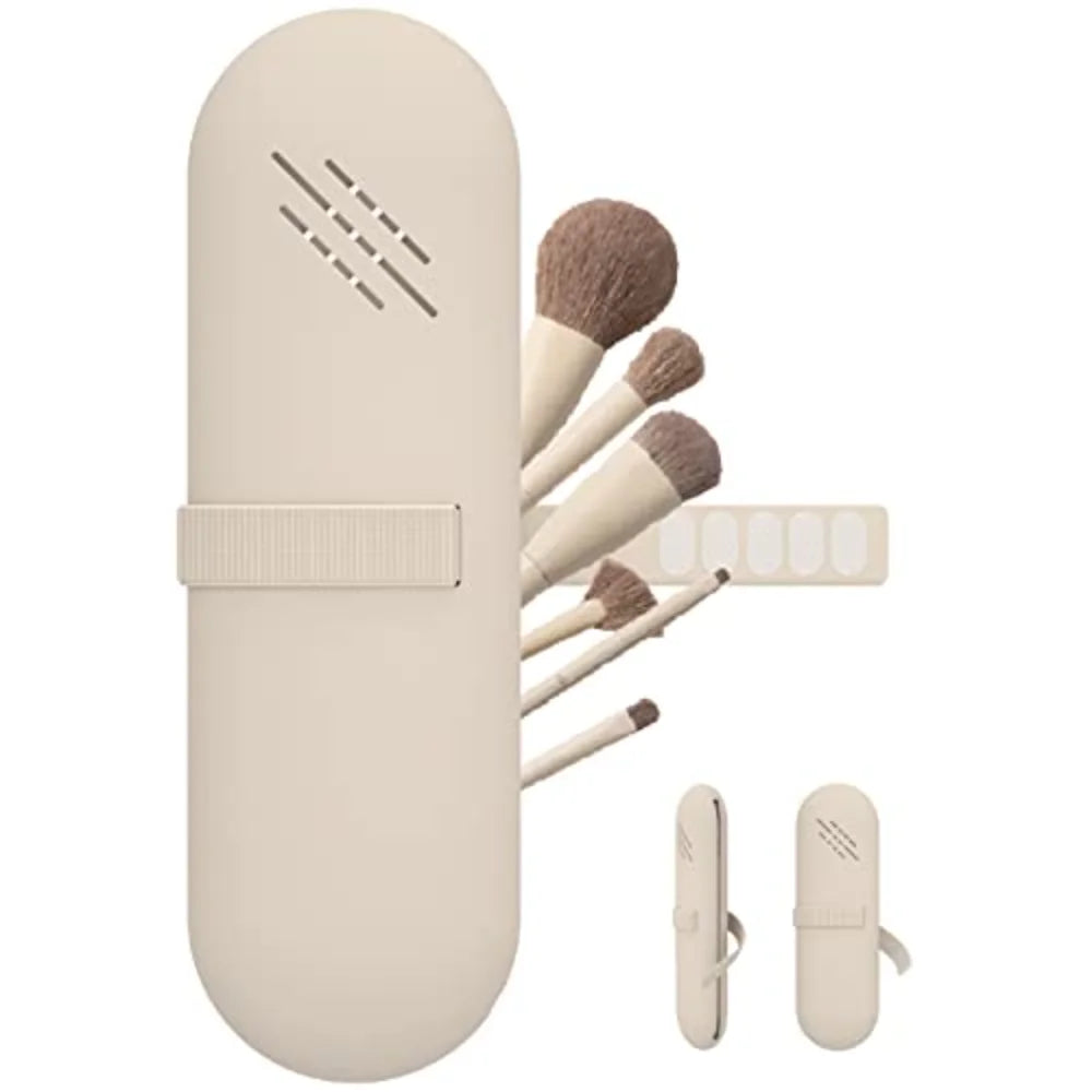 Travel Makeup Brush Holder Case – Elegant Cosmetic Bag for Makeup Brushes