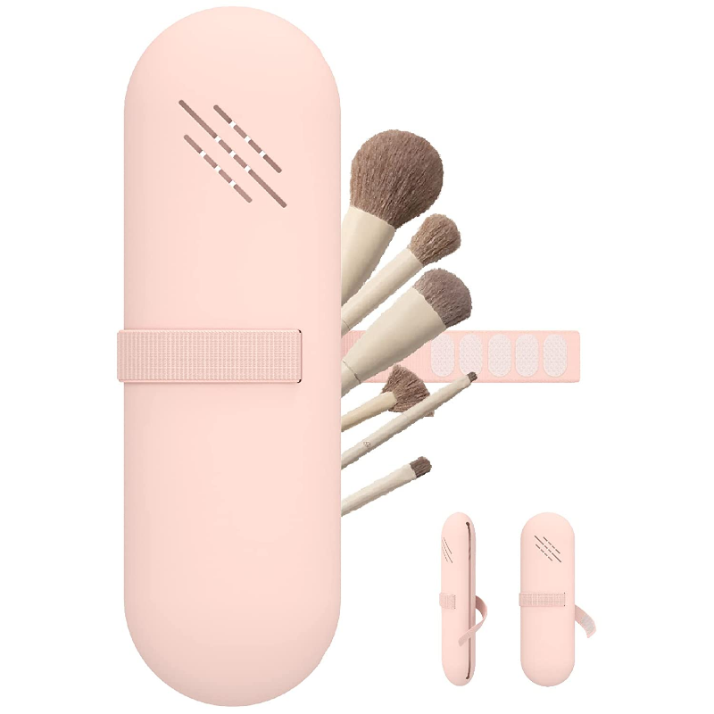 Travel Makeup Brush Holder Case – Elegant Cosmetic Bag for Makeup Brushes