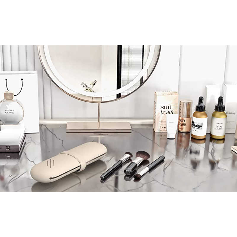 Travel Makeup Brush Holder Case – Elegant Cosmetic Bag for Makeup Brushes
