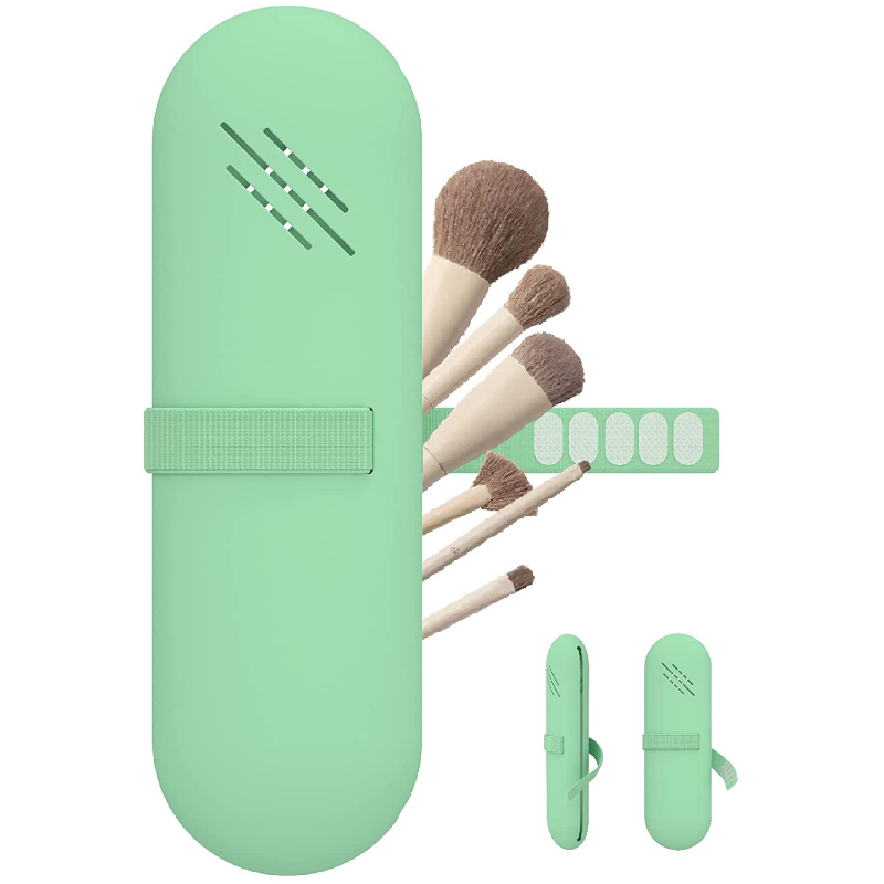 Travel Makeup Brush Holder Case – Elegant Cosmetic Bag for Makeup Brushes