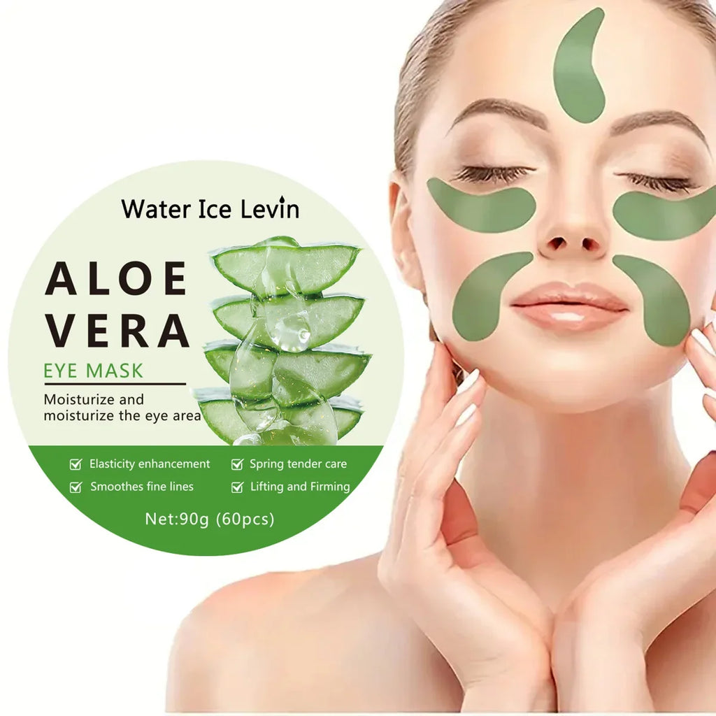Hydrogel aloe vera under eye patches texture