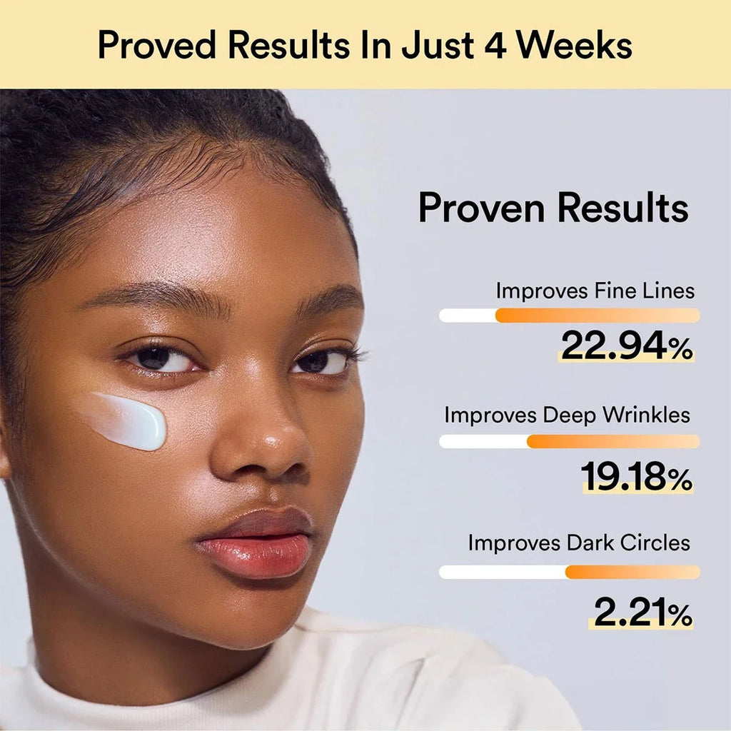 Peptide eye cream for under eyes