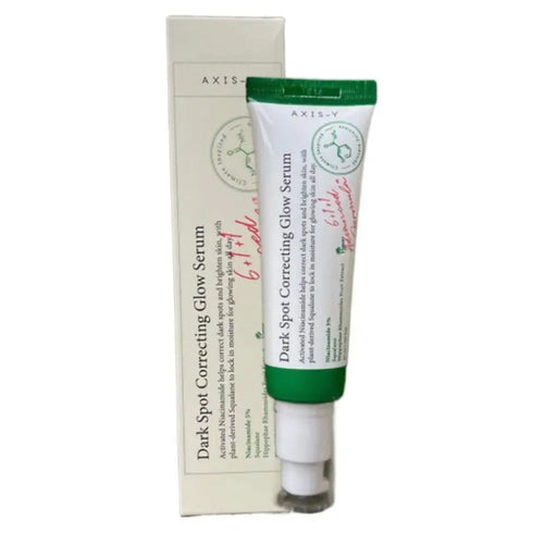 Axis-Y Dark Spot Correcting Glow Serum bottle 