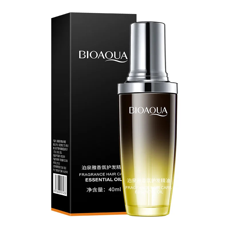 Bioaqua Lemon and Sunflower Hair Care Essential Oil yellow bottle