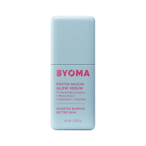 BYOMA Phyto-Mucin Glow Serum with tri-ceramide complex for hydration and glow
