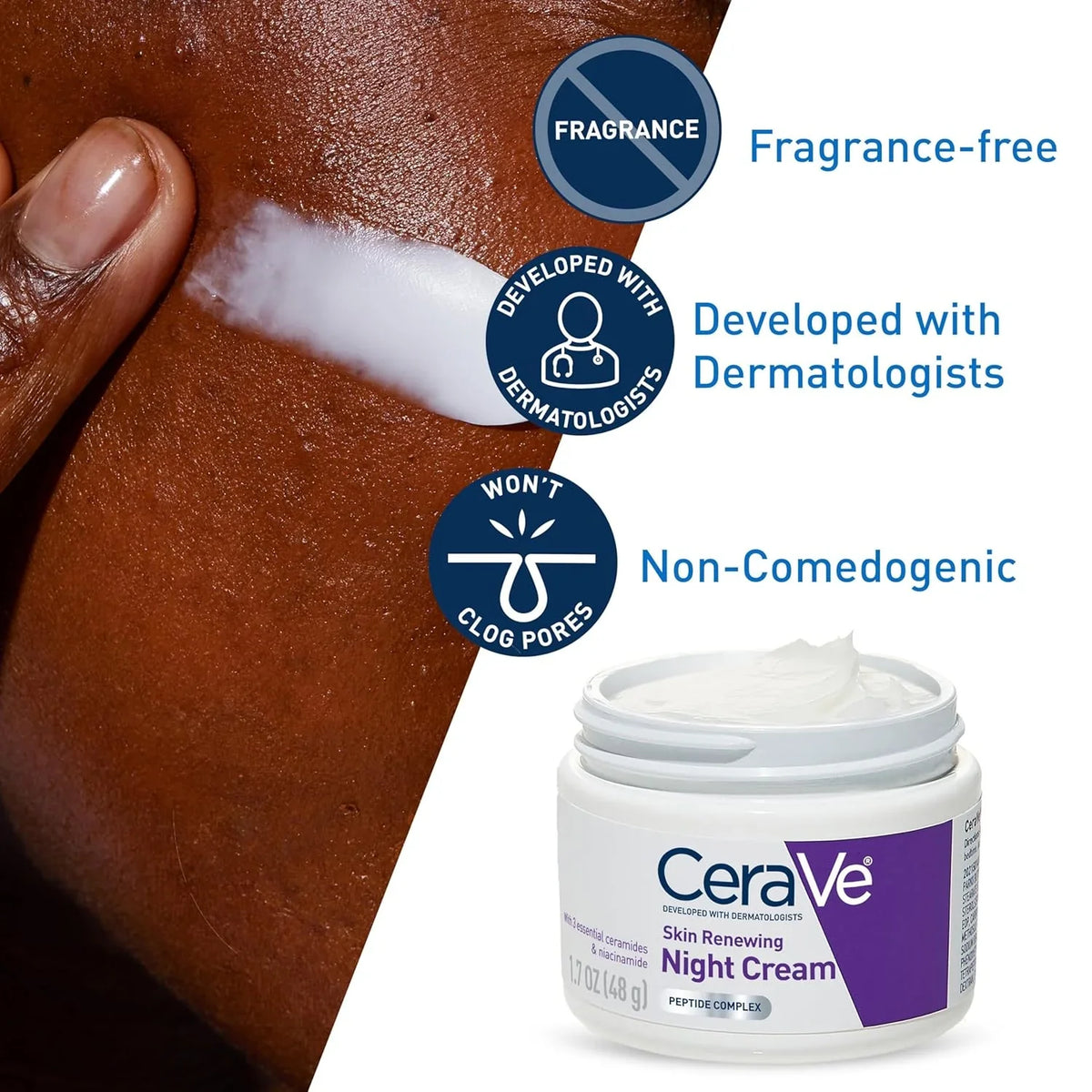     CeraVe Skin Renewing Night Cream texture