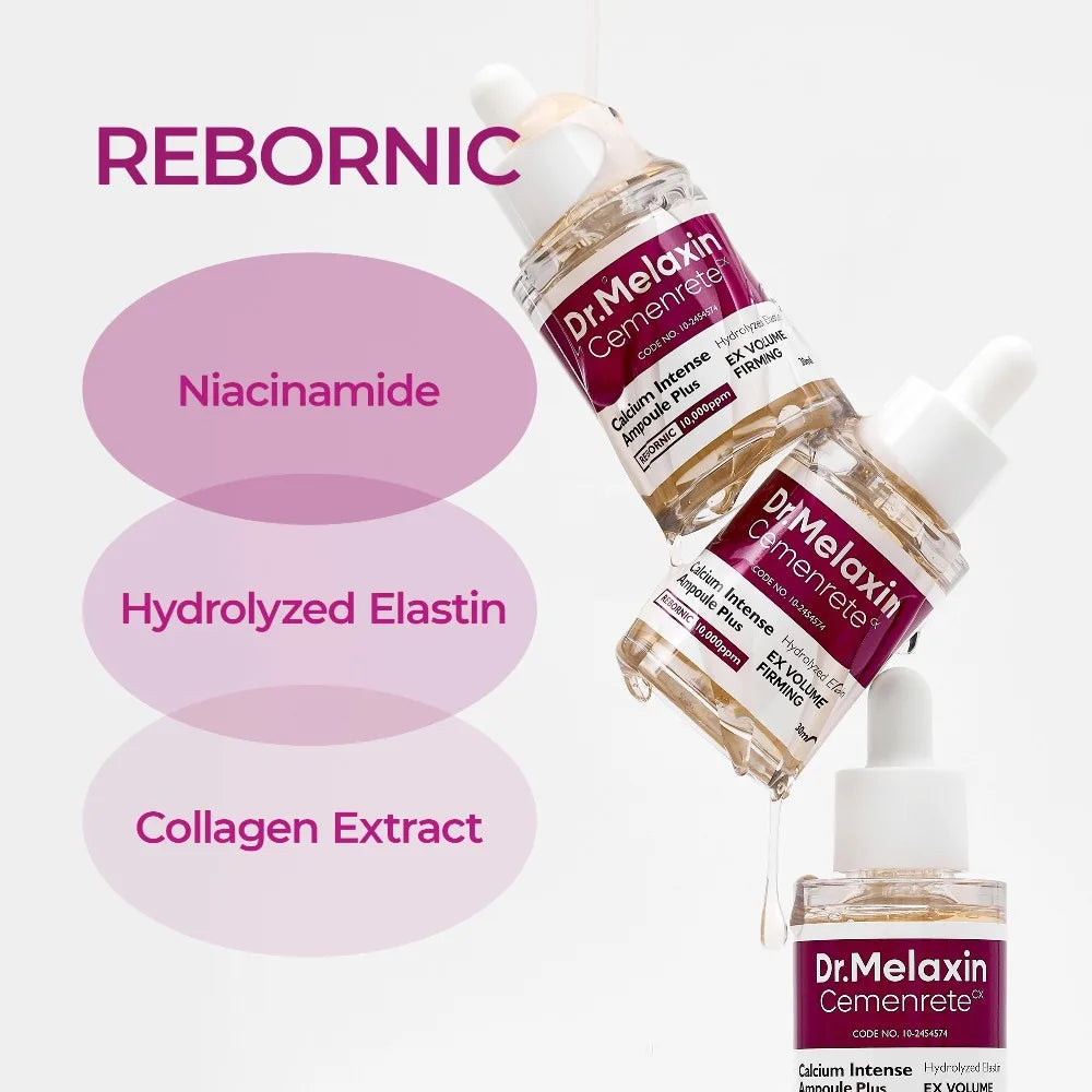 Dr. Melaxin Cemenrete Calcium Intense Ampoule Plus ingredientes 