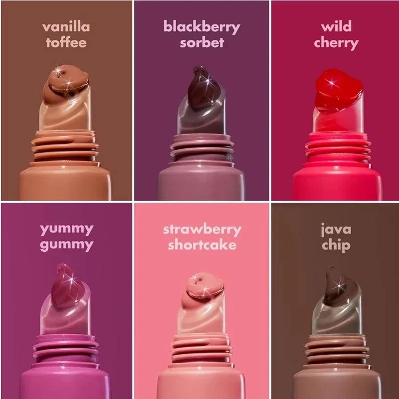 Glossy brown shade of e.l.f. Glow Reviver Lip Balm