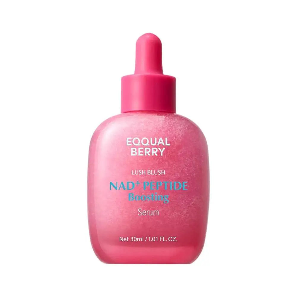 Eqqual Berry Lush Blush NAD+ Peptide Boosting Serum for firm and radiant skin
