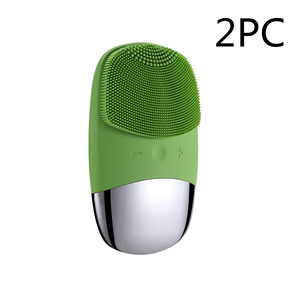 Mini Electric Silicone Face Cleansing Device (2 Pieces)