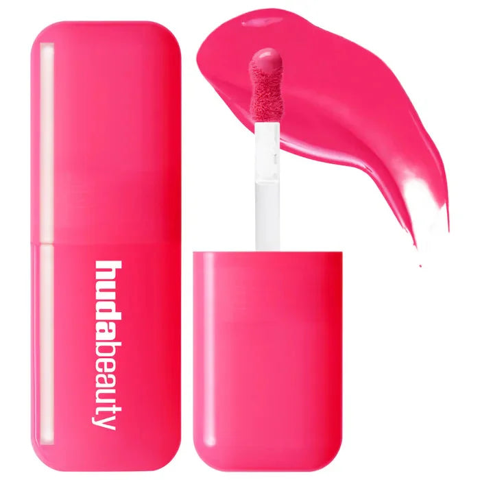 Huda Beauty Intense Guava liquid blush bottle