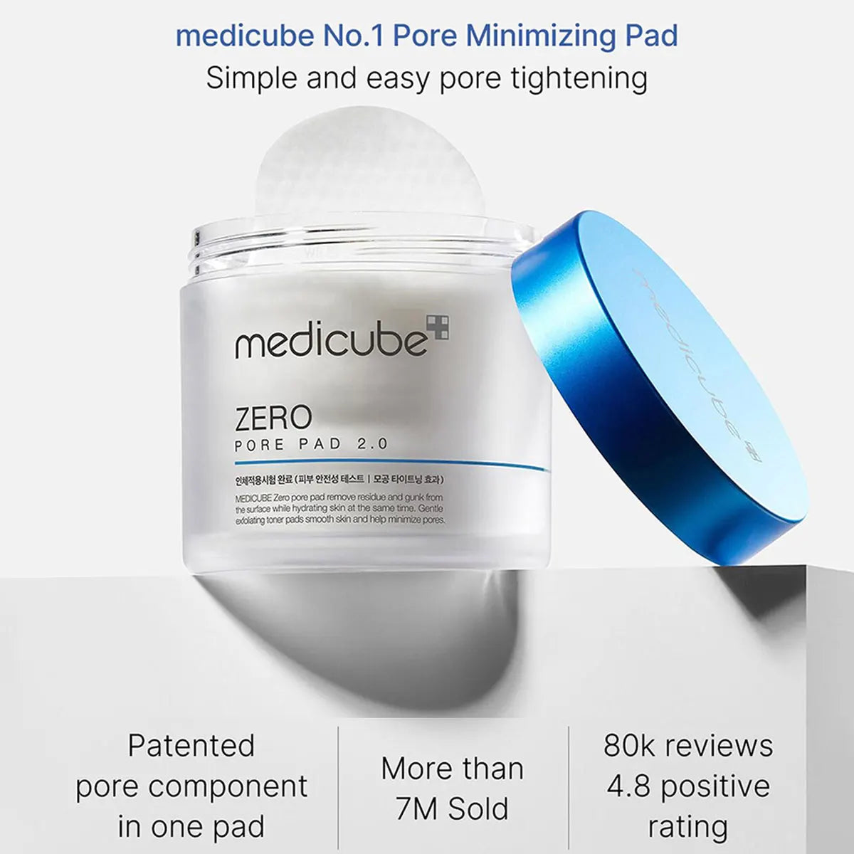 Korean pore refining toner pads by Medicube
