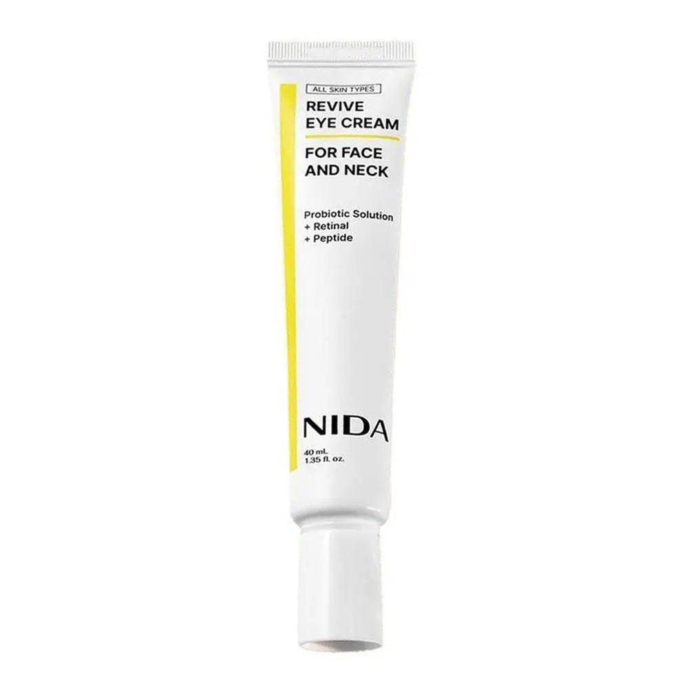 NIDA probiotic eye cream with retinal and peptides 
