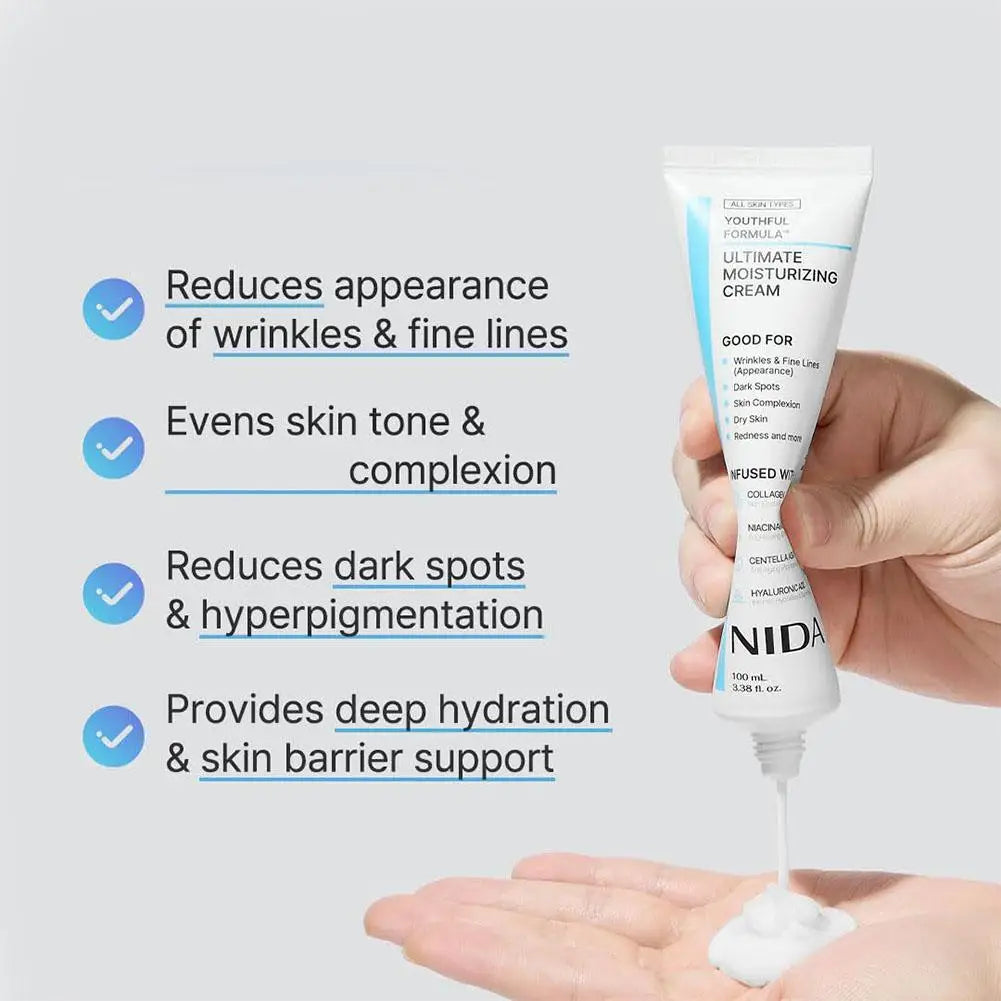 NIDA Youthful Formula moisturizing cream rich texture