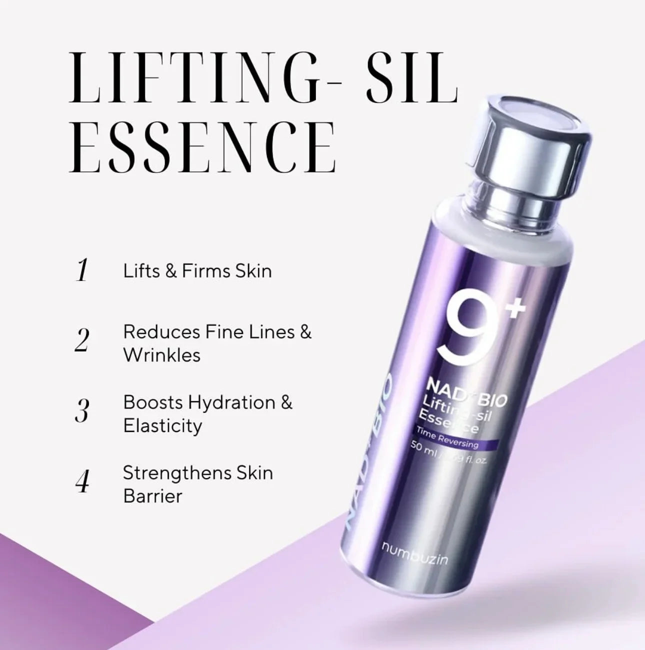 Numbuzin NAD Bio Lifting Silk Essence results