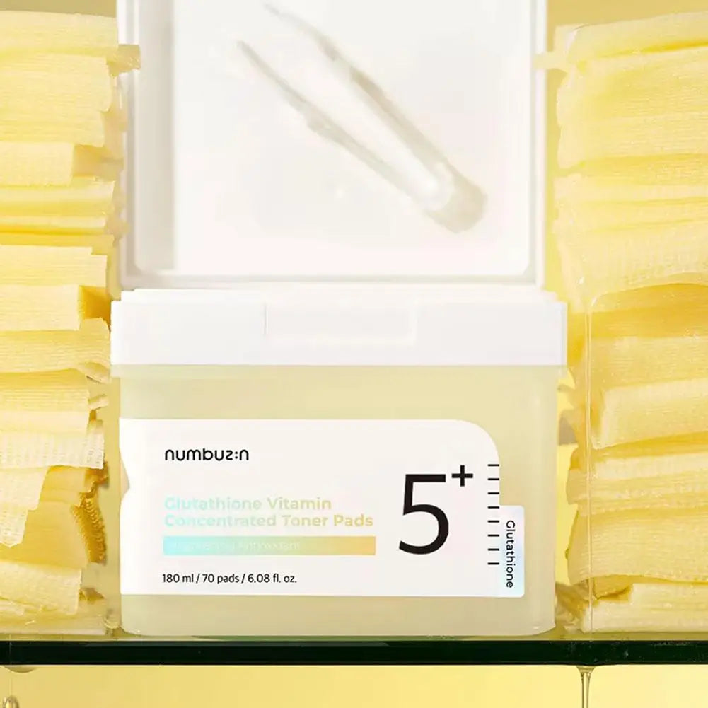 Numbuzin brightening toner pads Korean skincare