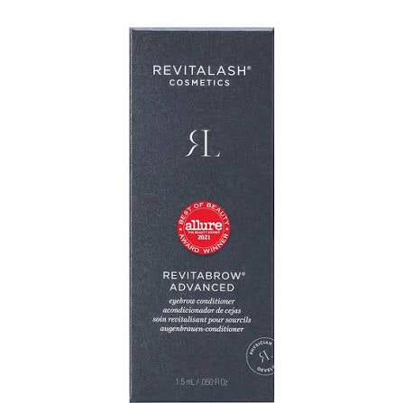 Revitalash Revitabrow Advanced packaging on a white background