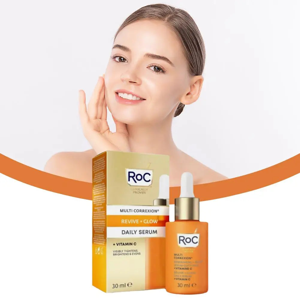 Lightweight Vitamin C serum texture for radiant and glowing skin