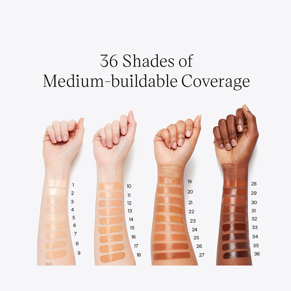     Saie Glowy Super Skin Tint Foundation shades