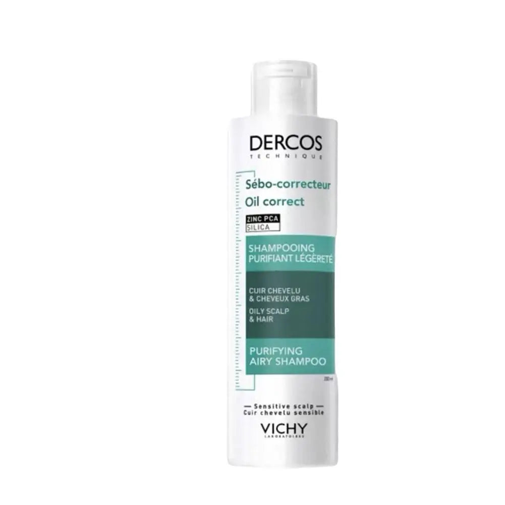Vichy Dercos Oil Control Shampoo bottle – front view