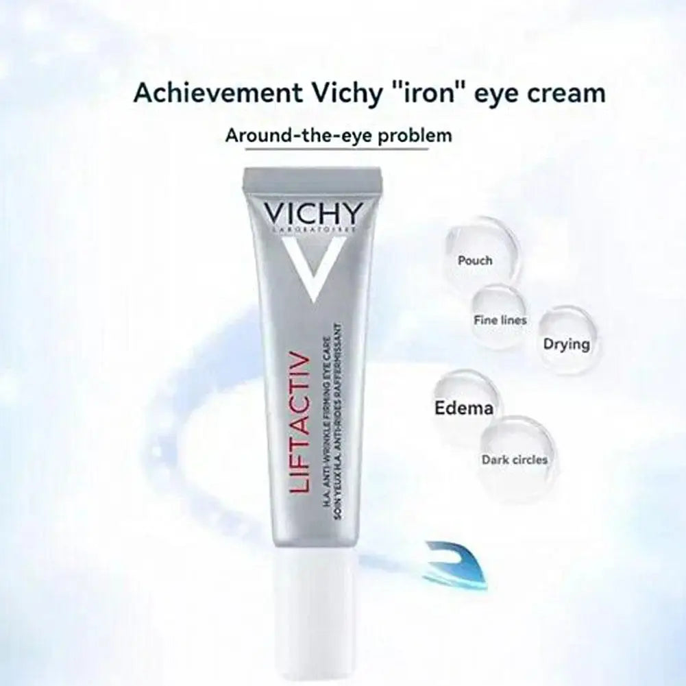 Texture of Vichy Liftactiv Eye Cream for brightening and reducing fine lines
